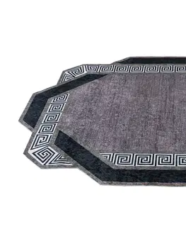 Koberce a koberečky Conceptum Hypnose Koberec Octagon 120x180 cm hnědý