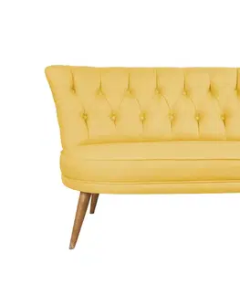 Pohovky a gauče Pohovka RICHLAND dvoumístná žlutá