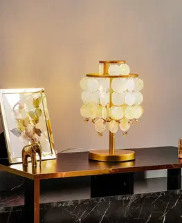 Stolní lampy na noční stolek ONLI Stolní lampa Ruben s perleťovými disky