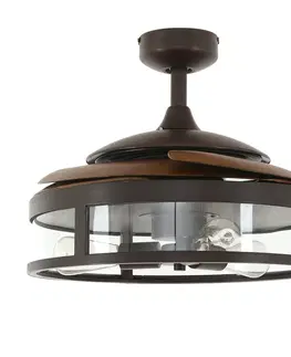 Stropní ventilátory se světlem Beacon Lighting Stropní ventilátor Fanaway Classic světlo, bronz