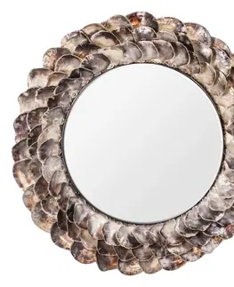 Luxusní a designová zrcadla Estila Kulaté zrcadlo Concha 125cm