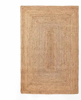 Koberce a koberečky Obdélníkový jutový koberec