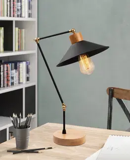 Lampy a lampičky Stolní lampa MANAVGAT černá