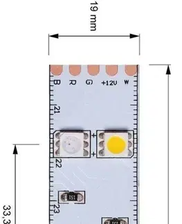 LED pásky 12V Light Impressions Deko-Light flexibilní LED pásek 5050-2x30-12V-RGB+6500K-3m 12V DC 6500 K 3000 mm 840060
