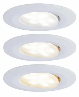 Bodovky do podhledu na 230V PAULMANN Vestavné svítidlo LED Calla kruhové 1x5,5W bílá mat výklopné nastavitelná teplota barvy 999.34 P 99934