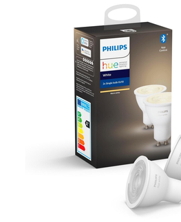 Žárovky Philips SADA 2x LED Stmívatelná žárovka Philips Hue WHITE GU10/5,2W/230V 2700K 