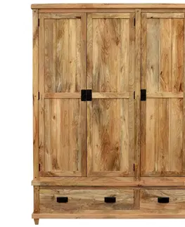 Šatní skříně Skříň Devi 150x200x60 z mangového dřeva