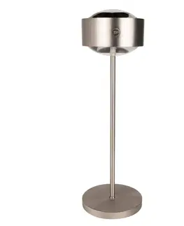 Stolní lampy kancelářské Top Light Stolní lampa LED Puk Meg Maxx Eye Table 37cm nikl