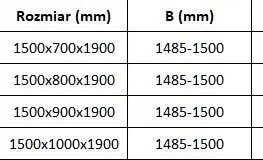 Sprchové kouty MEXEN/S OMEGA sprchový kout 150x80, grafit, chrom 825-150-080-01-40
