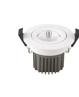 Bodovky 230V Sigor LED bodový podhled Diled, Ø 8,5 cm, 10 W, 3 000 K, bílý