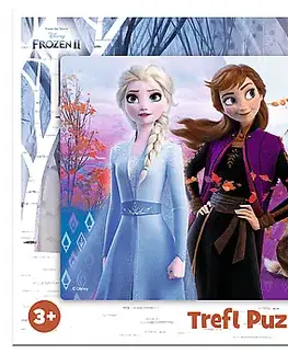 Hračky puzzle TREFL - Puzzle 15 dílků Zázračný svět Anny a Elsy / Frozen 2