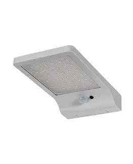 LED venkovní nástěnná svítidla OSRAM LEDVANCE DoorLED Solar Sensor 4000K Silver 4058075267862