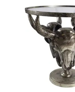 Konferenční stolky LuxD Designový konferenční stolek Randal 56 cm bronzový