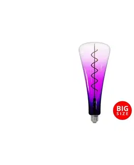 LED osvětlení  LED Žárovka FILAMENT SHAPE T110 E27/5W/230V 1800K fialová 