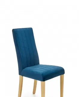 Jídelní sety Jídelní židle DIEGO 3 Halmar Tmavě modrá