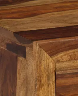 Pracovní stoly Psací stůl se šuplíky 110x55 cm masivní dřevo Dekorhome
