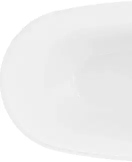 Vany MEXEN Eris volně stojící vana 170x85 cm bílá / černá 53441708575