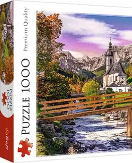 Hračky puzzle TREFL - Puzzle 1000 - Podzimní Bavorsko