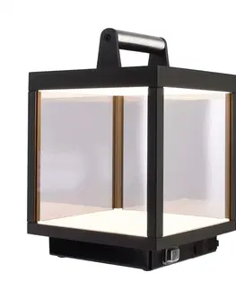 Osvětlení terasy a balkónu Light Impressions Deko-Light stolní lampa Lacertae USB 5V DC 5,00 W 3000 K 460 lm 180 tmavěšedá 346009