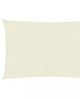 Stínící textilie Stínící plachta obdélníková HDPE 2 x 3,5 m Dekorhome Hnědá