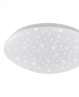 LED stropní svítidla BRILONER LED stropní svítidlo hvězdné nebe, pr. 28 cm, 12 W, bílé BRILO 3320-016