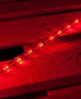 Světelné kabely DecoLED LED hadice - 1m, červená