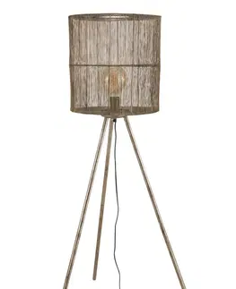 Lampy Kovová bronzová stojací lampa Antiek - Ø 40*140cm J-Line by Jolipa 2980