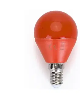 LED osvětlení  B.V. LED Žárovka G45 E14/4W/230V oranžová -  