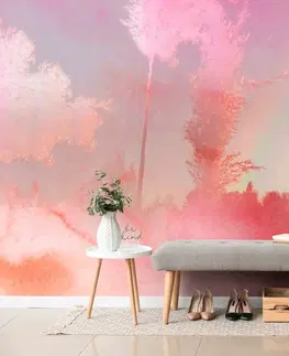 Samolepící tapety Samolepící tapeta atmosféra podzimu v růžovém