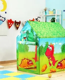Hračky Dětský stan na hraní s dinosaurem