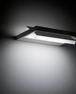 Nástěnná svítidla Stilnovo LED nástěnné světlo Tablet W1, šířka 24 cm, bílé