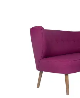 Pohovky a gauče Pohovka BIENVILLE dvoumístná fialová