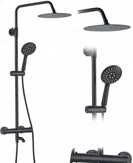 Sprchy a sprchové panely REA Sprchový set LUNGO černý