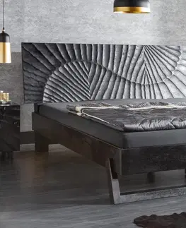Designové postele LuxD Stylová postel Shayla 180 x 200 cm černé mango