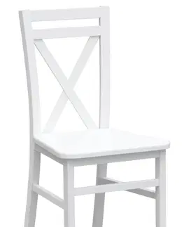 Židle Dřevěná židle DARIUSZ 2 Halmar Olše / bílá