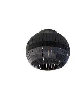 Stropni svitidla Moderní stropní svítidlo černé 26 cm - Zoë