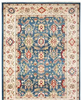 Vintage koberce Modrý vintage koberec v orientálním stylu Šířka: 120 cm | Délka: 170 cm