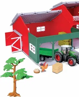 Hračky BBURAGO - Farmland Farm Set s traktorem