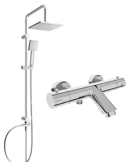 Sprchy a sprchové panely Sprchový set MEXEN Tord - termostatická vanová baterie Kai chrom