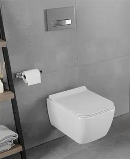 Záchody MEXEN Elis Závěsná WC mísa bez sedátka, bílá 3391XX00