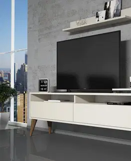 Obývací stěny a sestavy nábytku Televizní stěna BEST krémová