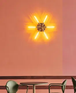 Nástěnná svítidla DESIGN BY US Nástěnné svítidlo Liberty Star, zlatá barva