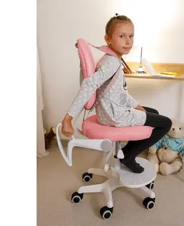 Dětské stoly a židle Dětská rostoucí židle ANAIS Tempo Kondela Růžová
