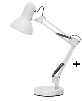 Lampy Brilagi Brilagi - LED Stolní lampa ROMERO 1xE27/10W/230V bílá 