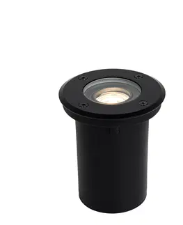 Venkovni zemni reflektory Moderní venkovní venkovní bodové svítidlo černé 35 mm nastavitelné IP65 - Delux