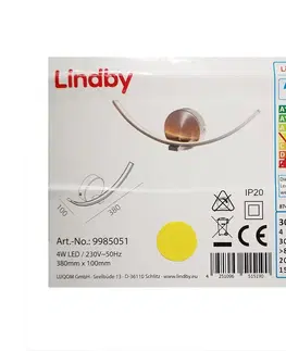 Svítidla Lindby Lindby - LED Nástěnné svítidlo IVEN LED/7W/230V 