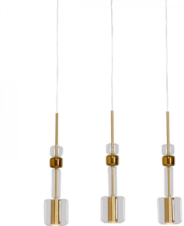 Designové lustry KARE Design Lustr Candy Bar - zlatý, 70cm