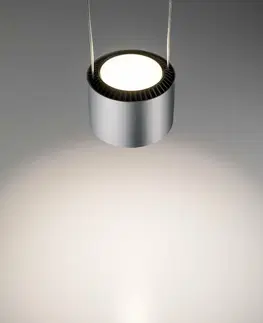 Svítidla Paulmann URail PAULMANN URail LED Pendel Aldan 1-flamming 1x13W černá/matný chrom stmívatelné 955.20 P 95520