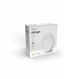 LED nástěnná svítidla Solight LED venkovní osvětlení, 18W, 1350lm, 4000K, IP65, 22cm WO738