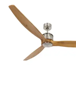 Domácí ventilátory Lucci air Lucci air 210506 - Stropní látor AIRFUSION AKMANI pavlovnie/hnědá + DO 